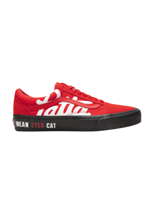 Vans Old Skool VLT LX "Mean Eyed Cat Red" Vans x Patta VN0A4BVF5X81
