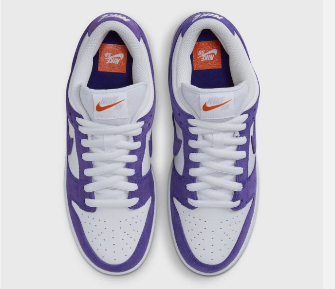 Nike SB Dunk Low Pro "ISO Orange Label Court Purple" DV5464-500