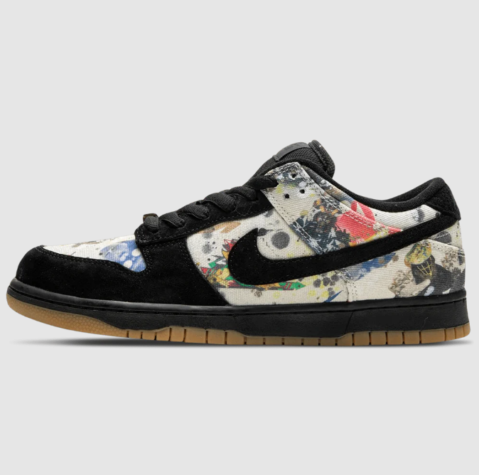 Nike Dunk Low SB "SUPREME RAMMELLZEE” FD8778-001