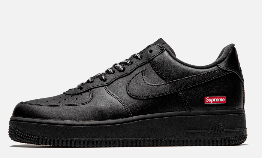Nike Air Force 1 Low "Supreme Black" CU9225 001