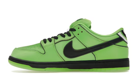 Nike SB Dunk Low The Powerpuff Girls Buttercup FZ8319-300
