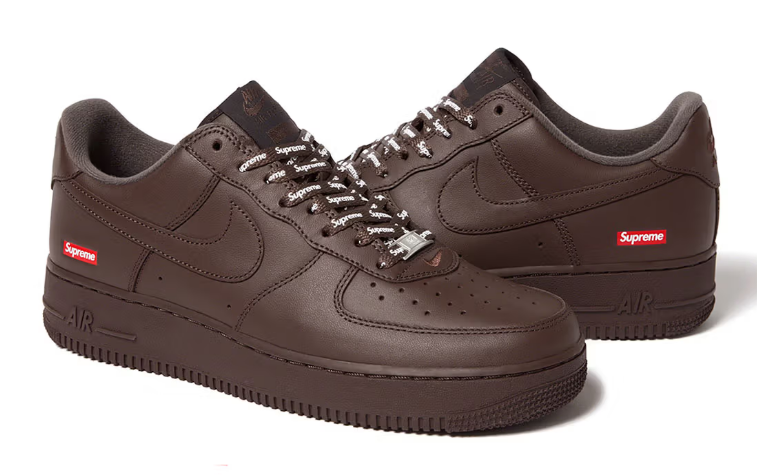 Nike Air Force 1 Low "Supreme Chocolat Brown" CU9225-200