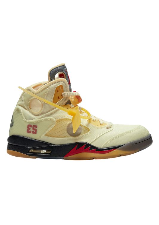 Air Jordan 5 x Off-White "Sail" DH8565-100