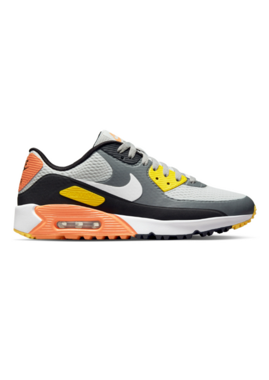 Nike Air Max 90 Golf Gris Ahumado Negro Anaranjado CU9978-012