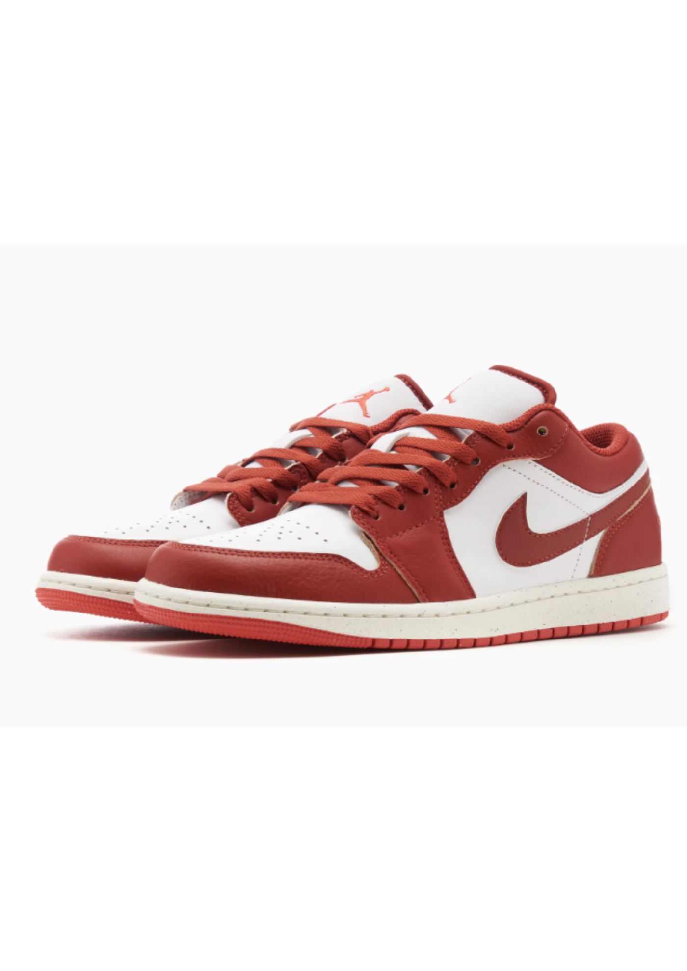 Air Jordan 1 Low SE "White Dune Red" FJ3459-160
