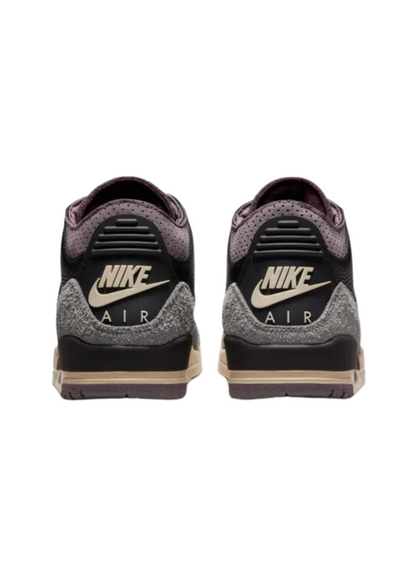 Air Jordan 3 x A Ma Maniére "Black and Flat Pewter" FZ4811-001