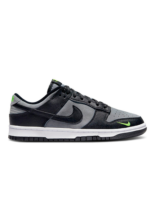 Nike Dunk Low Black Cool Grey Volt Mini Swoosh FQ2205-001