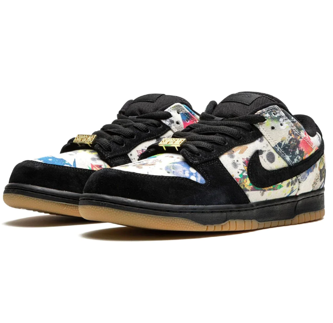 Nike Dunk Low SB "SUPREME RAMMELLZEE” FD8778-001