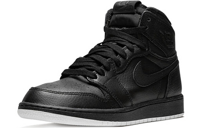 Jordan 1 Retro High Black Perforated 575441-002