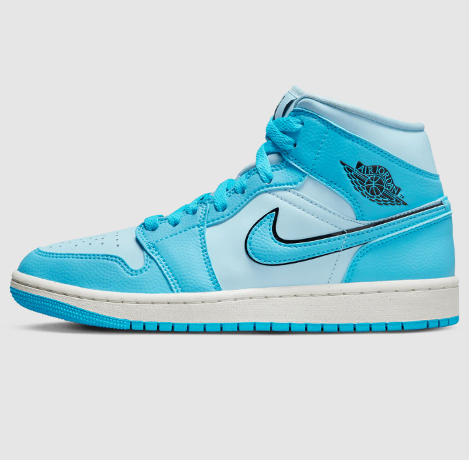 Jordan 1 Mid ICE BLUE "DV1302-400"