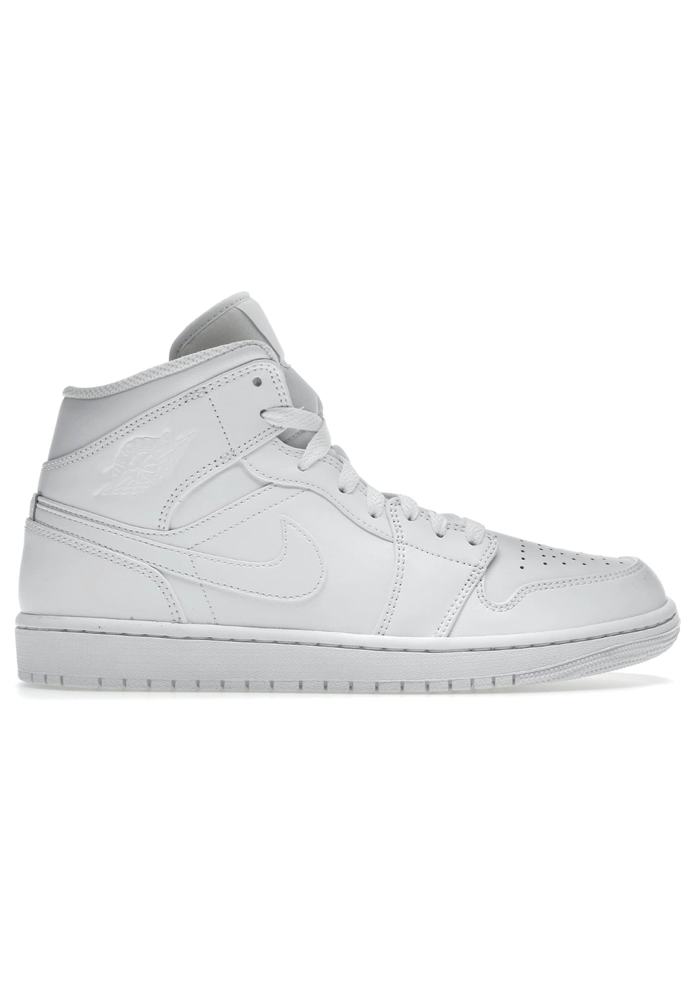 Air Jordan 1 Mid "Triple White" 554724-136