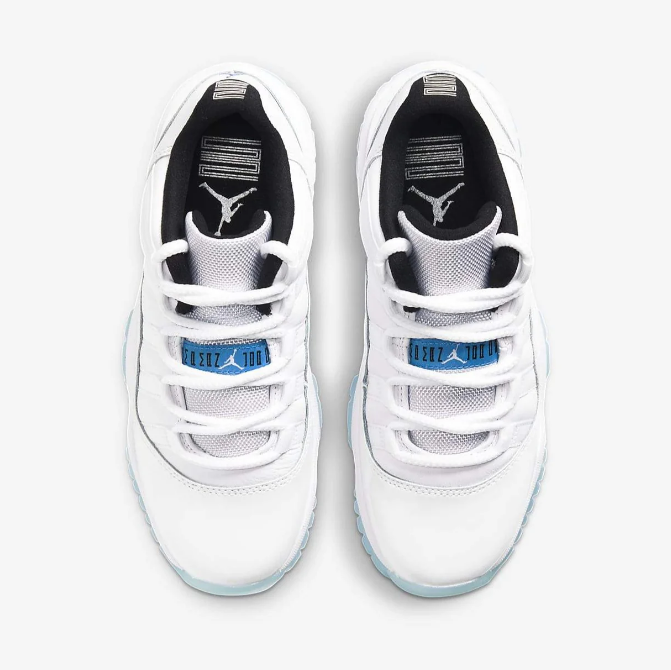 Jordan 11 Retro Low "LEGEND BLUE 528896-117