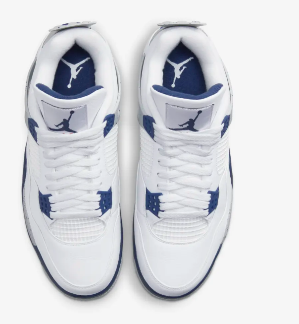 Air Jordan 4 Retro "Midnight Navy" Blanco DH6927-140
