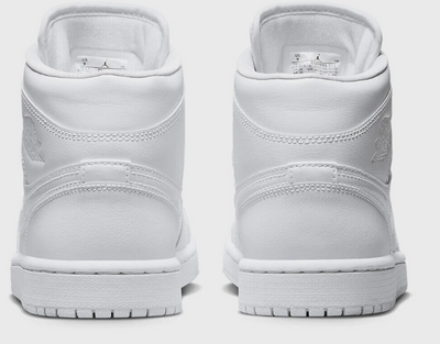 Air Jordan 1 Mid "Triple White" 554724-136