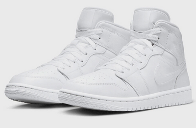 Air Jordan 1 Mid "Triple White" 554724-136